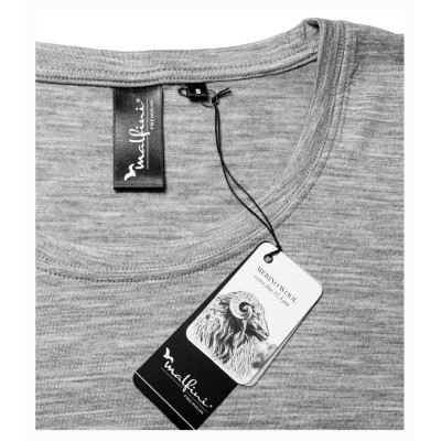 Triko dámské 160 Merino Rise LS  - 12 tmavě šedý melír