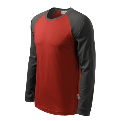 Triko unisex 130 Street LS  - 23 marlboro červená