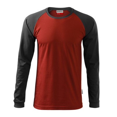 Triko unisex 130 Street LS  - 23 marlboro červená