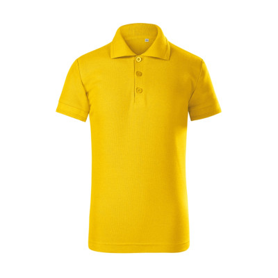 Polokošile dětská F22 Pique Polo Free  - 04 žlutá