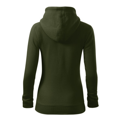 Mikina dámská 411 Trendy Zipper  - 69 military