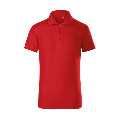 Polokošile dětská F22 Pique Polo Free  - 07 červená