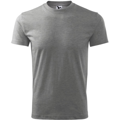 Tričko unisex 101 Classic  - 12 tmavě šedý melír