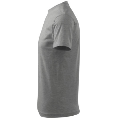 Tričko unisex 101 Classic  - 12 tmavě šedý melír