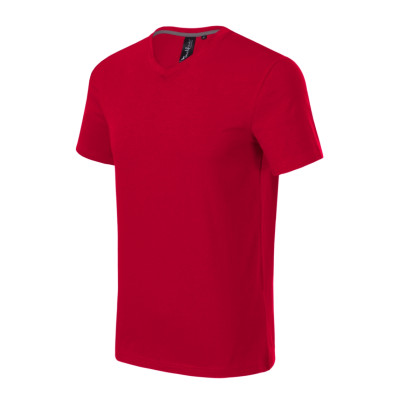Tričko pánské 700 Action V-neck  - 71 formula red