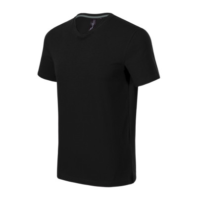 Tričko pánské 700 Action V-neck  - 01 černá