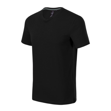 Tričko pánské 700 Action V-neck  - 01 černá