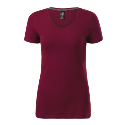 Tričko dámské 701 Action V-neck  - 86 garnet