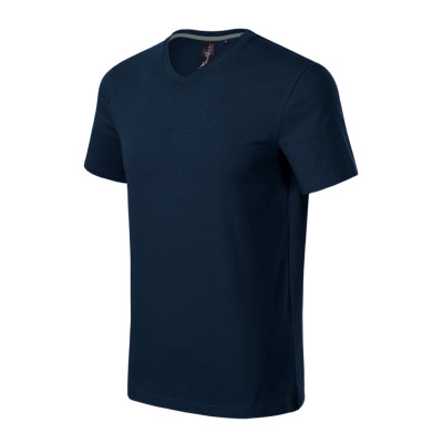 Tričko pánské 700 Action V-neck  - 02 námořní modrá