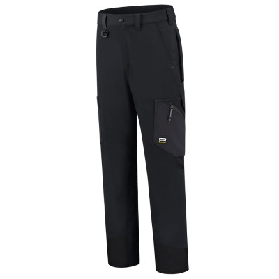 Pracovní kalhoty unisex T77 Work Trousers 4-way Stretch  - T1 černá